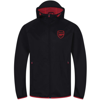 Arsenal męska kurtka z kapturem Shower black
