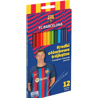 Barcelona kredki 12 ks trojhranné