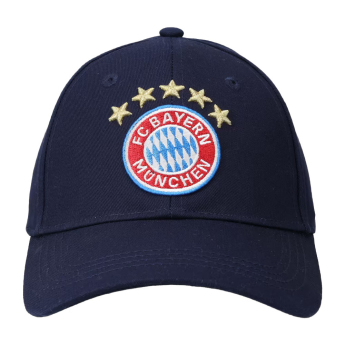 Bayern Monachium dziecięca czapka baseballowa Crest navy
