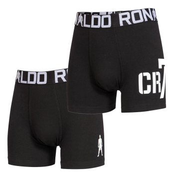 Cristiano Ronaldo bokserki chłopięce 2pack CR7 fullblack