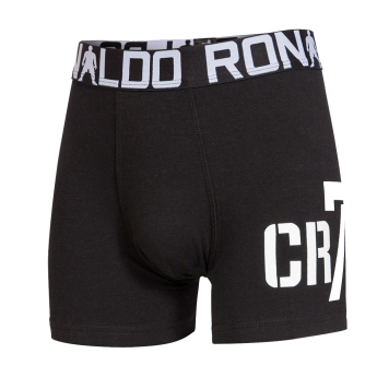 Cristiano Ronaldo bokserki chłopięce 2pack CR7 fullblack