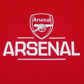 Arsenal męska bluza z kapturem Zip red