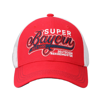 Bayern Monachium czapka baseballówka Trucker Super red