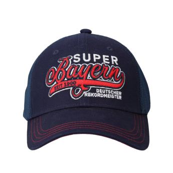 Bayern Monachium czapka baseballówka Trucker Super navy