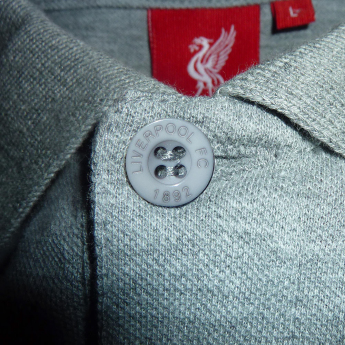 Liverpool męska koszulka polo Crest grey