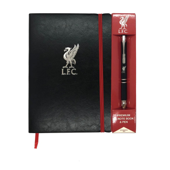 Liverpool długopis i notatnik Premium black