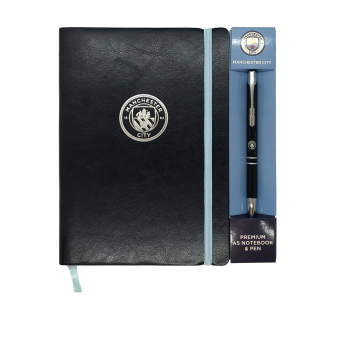 Manchester City długopis i notatnik Premium black