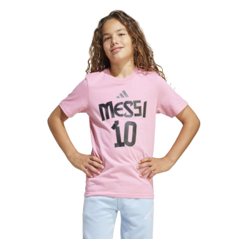 Lionel Messi koszulka dziecięca MESSI Name and number pink