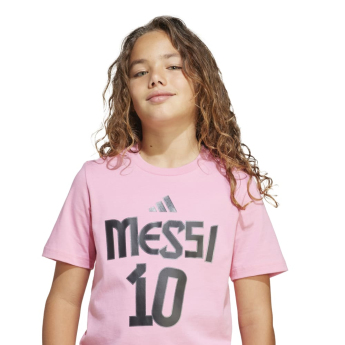 Lionel Messi koszulka dziecięca MESSI Name and number pink