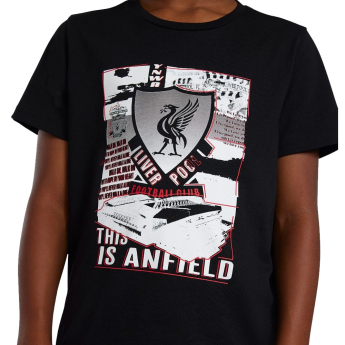 Liverpool koszulka dziecięca Anfield black
