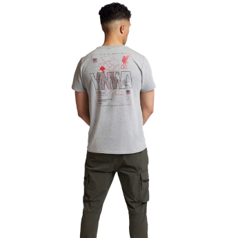 Liverpool koszulka męska Anfiled Map grey