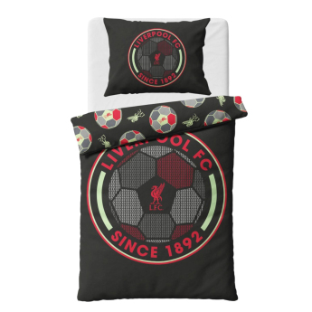 Liverpool pościel na jedno łóżko Ball black