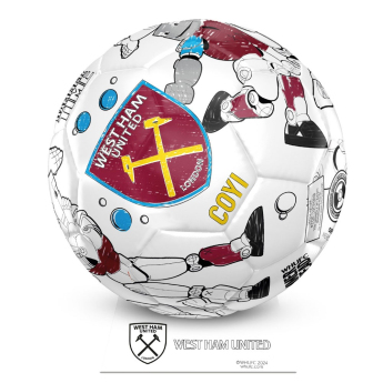 West Ham United piłka Colour - size 2