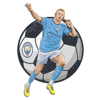 Manchester City puzzle drewniane Haaland 150 pcs