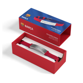 Barcelona opaska silikonowa fashion red