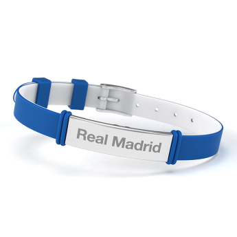 Real Madryt opaska silikonowa fashion blue