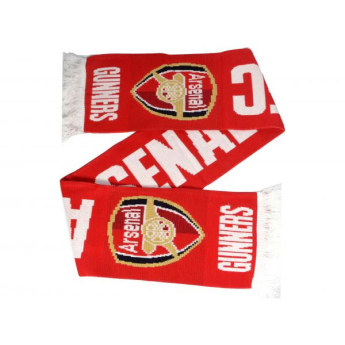 Arsenal szalik zimowy gunners red