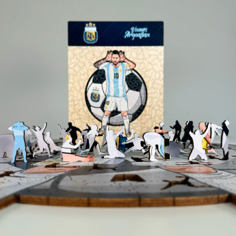 Reprezentacja piłki nożnej puzzle drewniane Argentina Messi 270 pcs