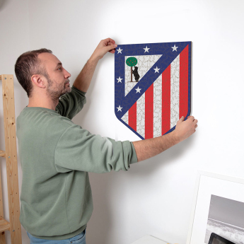 Atletico Madrid puzzle drewniane Crest 150 pcs