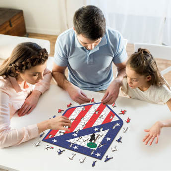Atletico Madrid puzzle drewniane Crest 150 pcs