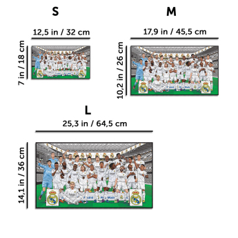 Real Madryt puzzle drewniane Team 500 pcs