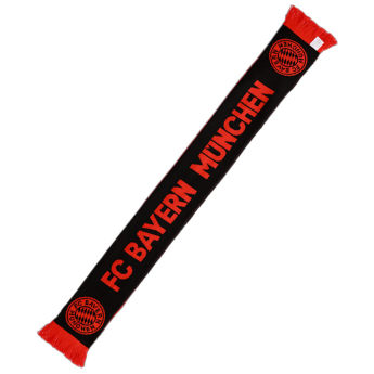 Bayern Monachium szalik zimowy red black
