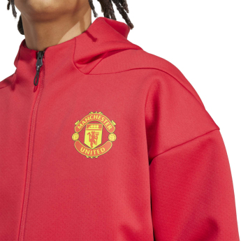 Manchester United męska kurtka z kapturem Z.N.E. red