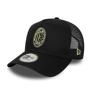 AC Milan czapka baseballówka 9Forty Trucker E-Frame black