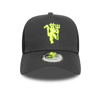 Manchester United czapka baseballówka 9Forty Trucker grey