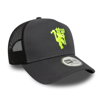 Manchester United czapka baseballówka 9Forty Trucker grey