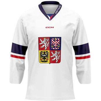 Reprezentacje hokejowe hokejowa koszulka meczowa Czech republic Radko Gudas #3 CCM Fandres replica white 2023/2024
