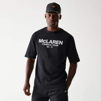 McLaren Honda koszulka męska NE wordmark balck F1 Team 2025