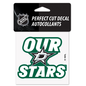 Dallas Stars naklejka Perfect Cut Decal SLOGAN
