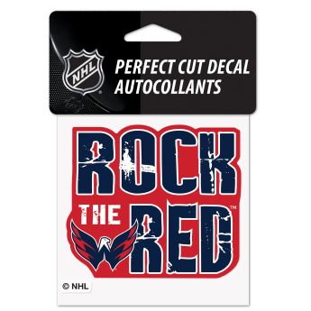 Washington Capitals naklejka Perfect Cut Decal SLOGAN