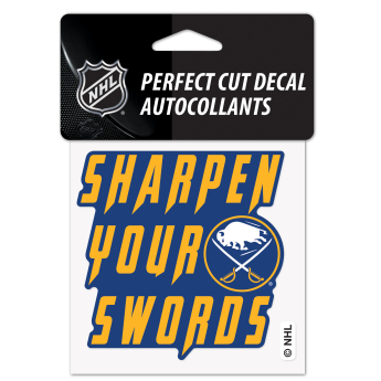 Buffalo Sabres naklejka Perfect Cut Decal SLOGAN