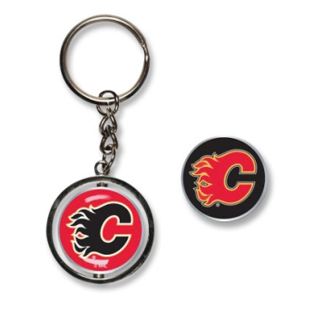 Calgary Flames brelok do kluczy Spinner Key Ring