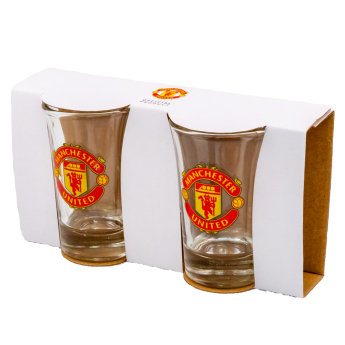 Manchester United kieliszek 2pk Shot Glass Set
