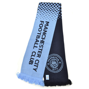Manchester City szalik zimowy fade
