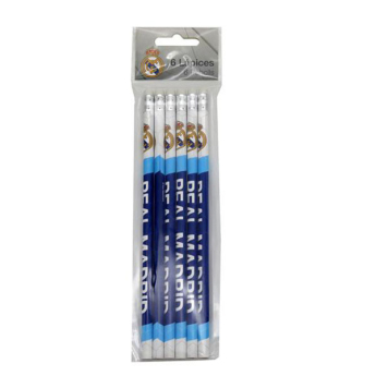 Real Madryt zestaw ołówków blue white