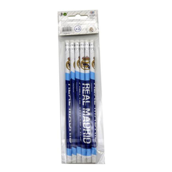 Real Madryt zestaw ołówków blue white