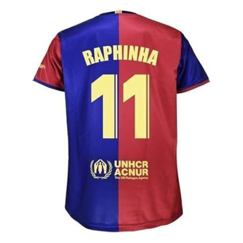 Barcelona zestaw dziecięcy replica 24/25 Home Raphinha