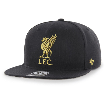 Liverpool czapka flat baseballówka Snapback Metallic black