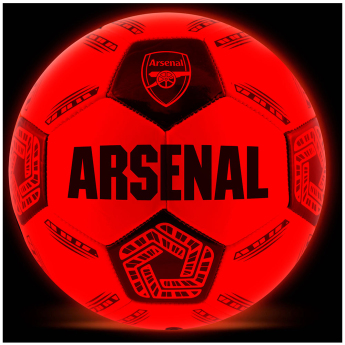 Arsenal piłka LED Glow Football - size 5