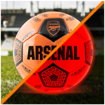 Arsenal piłka LED Glow Football - size 5