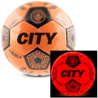 Manchester City piłka LED Glow Football - size 5
