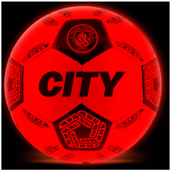 Manchester City piłka LED Glow Football - size 5