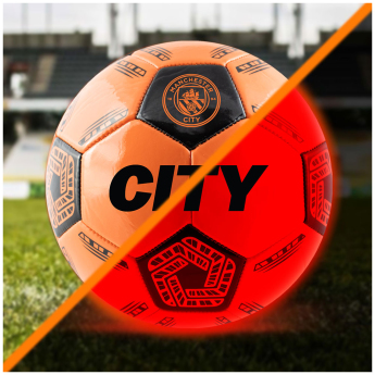 Manchester City piłka LED Glow Football - size 5