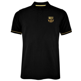 Barcelona męska koszulka polo Crest gold