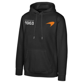 McLaren Honda męska bluza z kapturem NE logo black F1 Team 2025