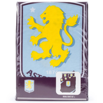 Aston Vila pościel na podwójne łóżko colour club crest